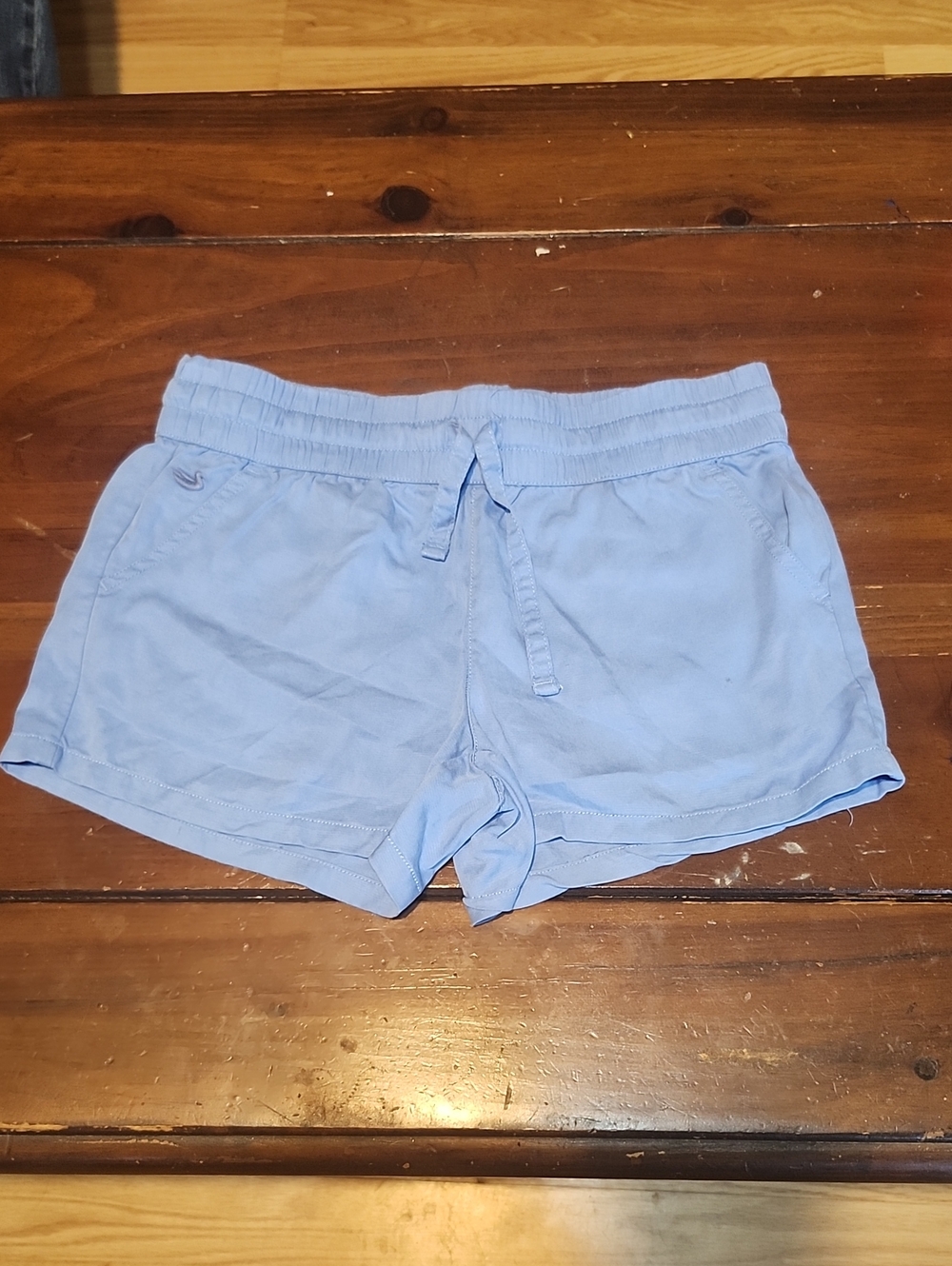 ❤️3 For 10.❤️Southern Marsh Light Blue Women's Athletic Drawstring Shorts